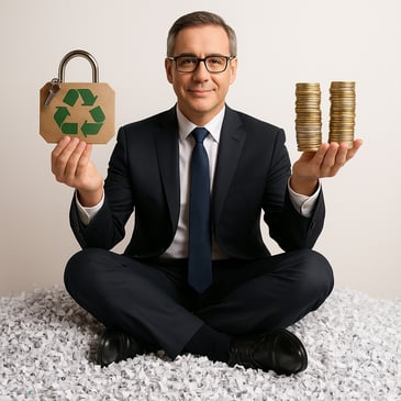 Seguridad, Economía y Reciclaje Los principios Básicos en un servicio de Destrucción Confidencial